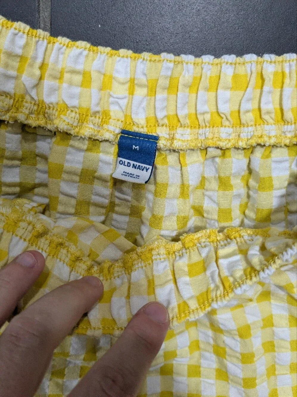 Gingham skirt